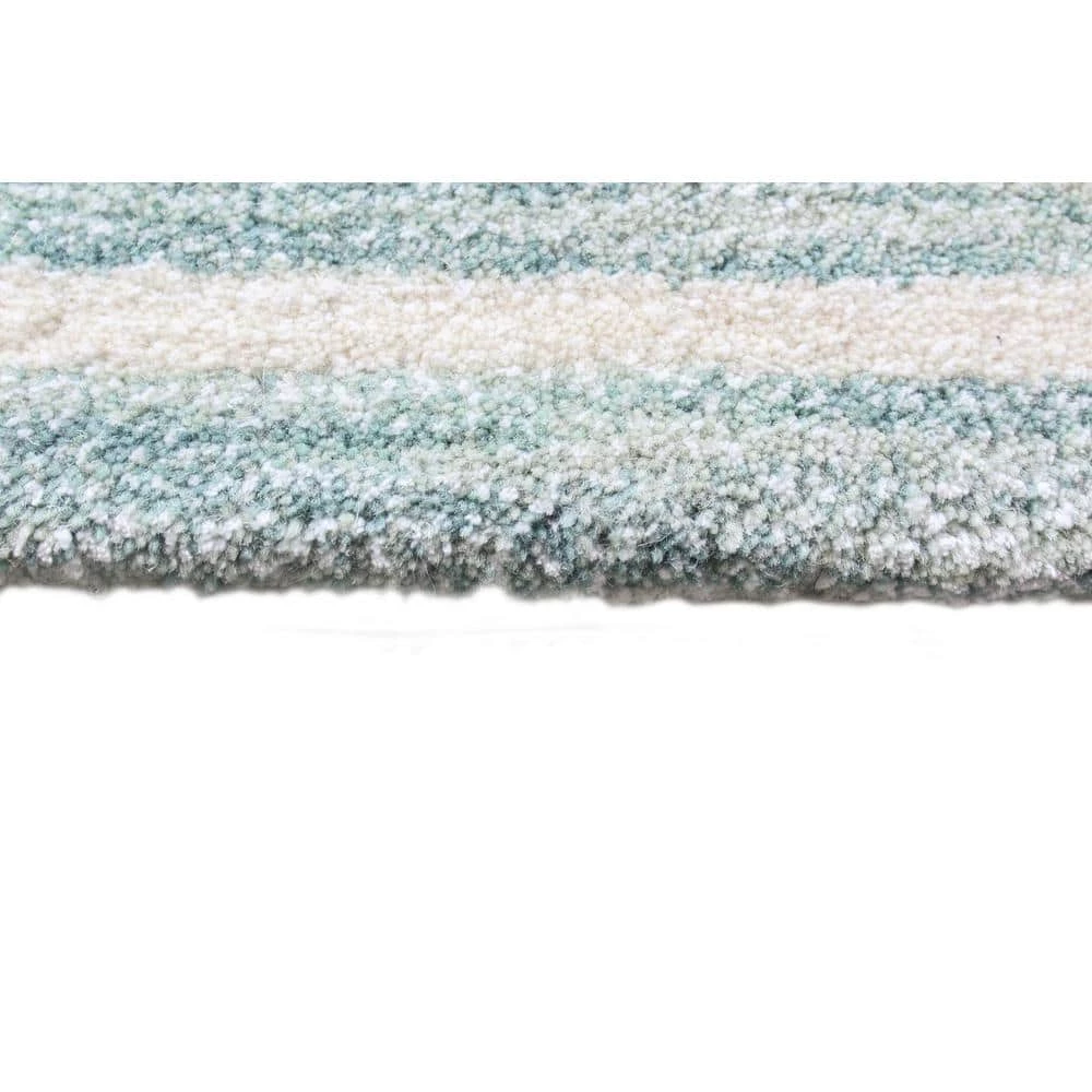 Greenwich Aqua 4 ft. x 6 ft. (3'9" x 5'9") Geometric Contemporary Accent Rug by BASHIAN 5 Greenwich Aqua 4 ft. x 6 ft. (3'9" x 5'9") Geometric Contemporary Accent Rug by BASHIAN - Image 5