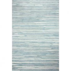 Greenwich Aqua 4 ft. x 6 ft. (3'9" x 5'9") Geometric Contemporary Accent Rug by BASHIAN
