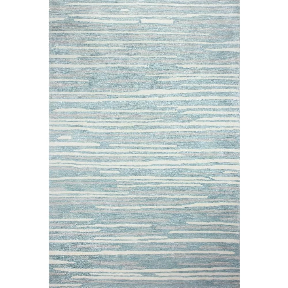 Greenwich Aqua 4 ft. x 6 ft. (3'9" x 5'9") Geometric Contemporary Accent Rug by BASHIAN 1 Greenwich Aqua 4 ft. x 6 ft. (3'9" x 5'9") Geometric Contemporary Accent Rug by BASHIAN