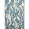 Greenwich Aqua 9 ft. x 12 ft. (8'6" x 11'6") Abstract Contemporary Area Rug by BASHIAN