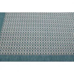 Lanai Aqua 3 ft. x 8 ft. Geometric Transitional Indoor/Outdoor Runner Rug by BASHIAN -BASHIAN Shop aqua bashian area rugs 649652310602 1f 1000