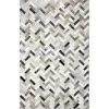 Santa Fe Ash 9 ft. x 12 ft. Chevron Contemporary Area Rug by BASHIAN