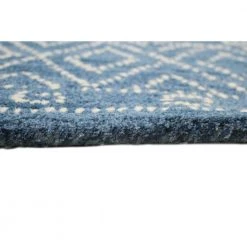 Venezia Azure 4 ft. x 6 ft. (3'6" x 5'6") Geometric Transitional Accent Rug by BASHIAN -BASHIAN Shop azure bashian area rugs 649652305110 1f 1000