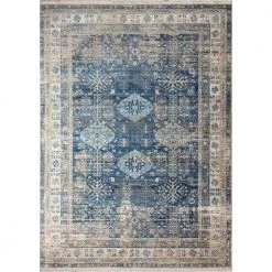 Century Azure 10 ft. x 13 ft. (9'6" x 13'2") Geometric Transitional Area Rug by BASHIAN