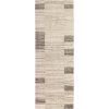 Savannah Beige 3 ft. x 8 ft. (2'6" x 8') Geometric Contemporary Runner Rug by BASHIAN