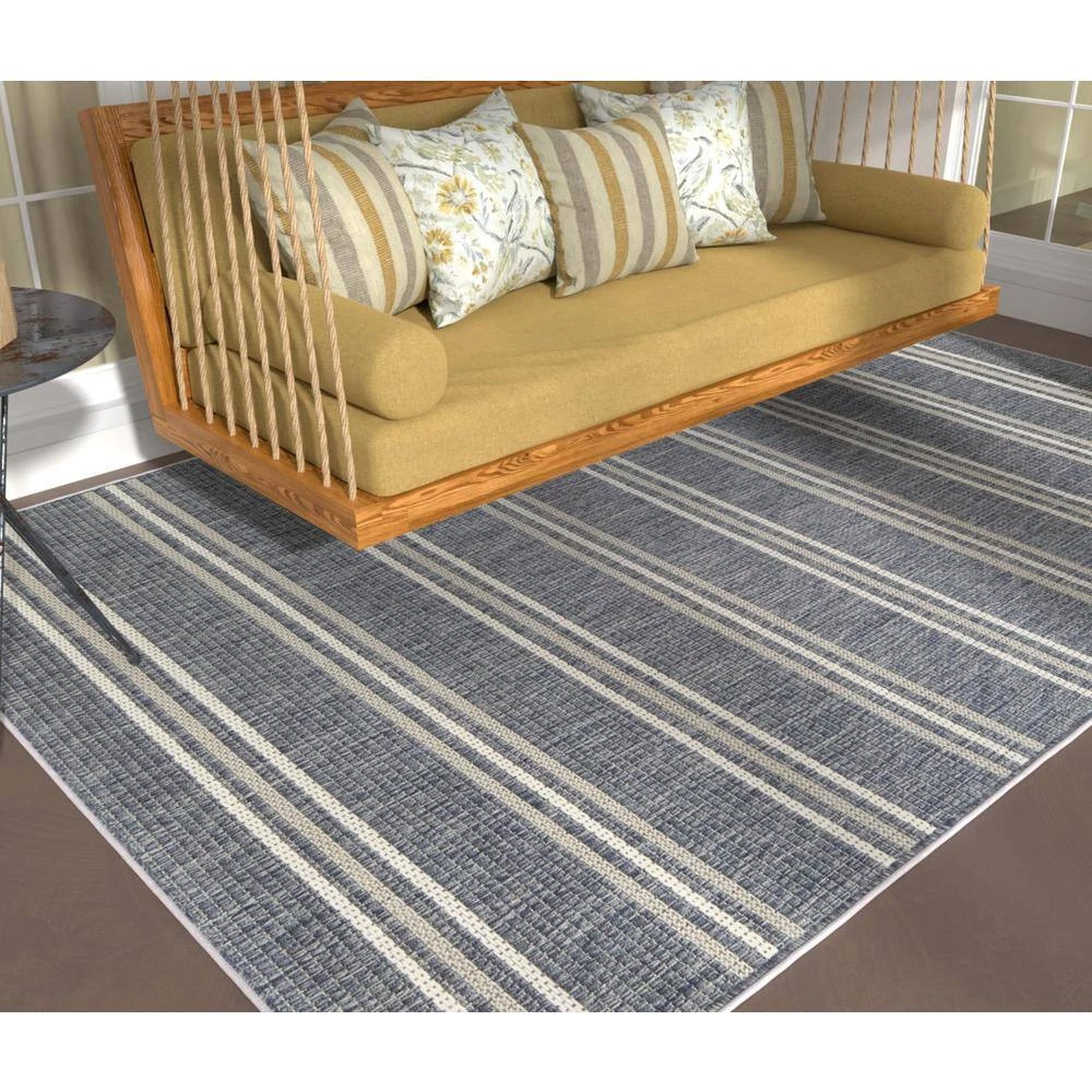 Lanai Beige/Grey 4 ft. x 6 ft. Geometric Transitional Indoor/Outdoor Accent Rug by BASHIAN 6 Lanai Beige/Grey 4 ft. x 6 ft. Geometric Transitional Indoor/Outdoor Accent Rug by BASHIAN - Image 6
