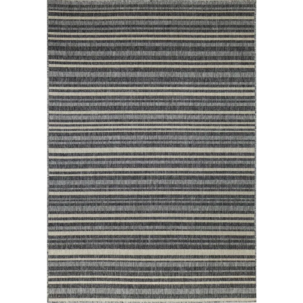 Lanai Beige/Grey 4 ft. x 6 ft. Geometric Transitional Indoor/Outdoor Accent Rug by BASHIAN 1 Lanai Beige/Grey 4 ft. x 6 ft. Geometric Transitional Indoor/Outdoor Accent Rug by BASHIAN