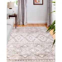 Tangier Biscuit 5 ft. x 8 ft. (5 ft. x 7 ft. 6 in.) Geometric Contemporary Area Rug by BASHIAN -BASHIAN Shop biscuit bashian area rugs 649652307787 31 1000