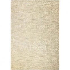 Venezia Biscuit 9 ft. x 12 ft. (8 ft. 6 in. x 11 ft. 6 in.) Floral Transitional Area Rug by BASHIAN
