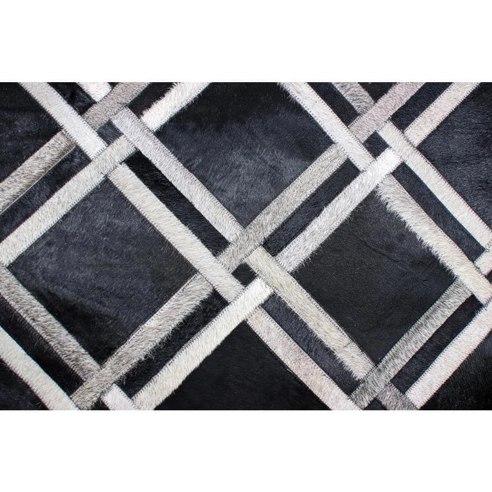 Santa Fe Black 4 ft. x 6 ft. Geometric Contemporary Accent Rug by BASHIAN 4 Santa Fe Black 4 ft. x 6 ft. Geometric Contemporary Accent Rug by BASHIAN - Image 4