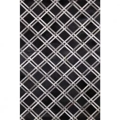Santa Fe Black 4 ft. x 6 ft. Geometric Contemporary Accent Rug by BASHIAN