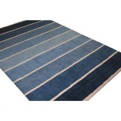 Contempo Blue 3 ft. x 8 ft. (2'6" x 8') Striped Contemporary Runner by BASHIAN -BASHIAN Shop blue bashian area rugs 649652132372 31 1000