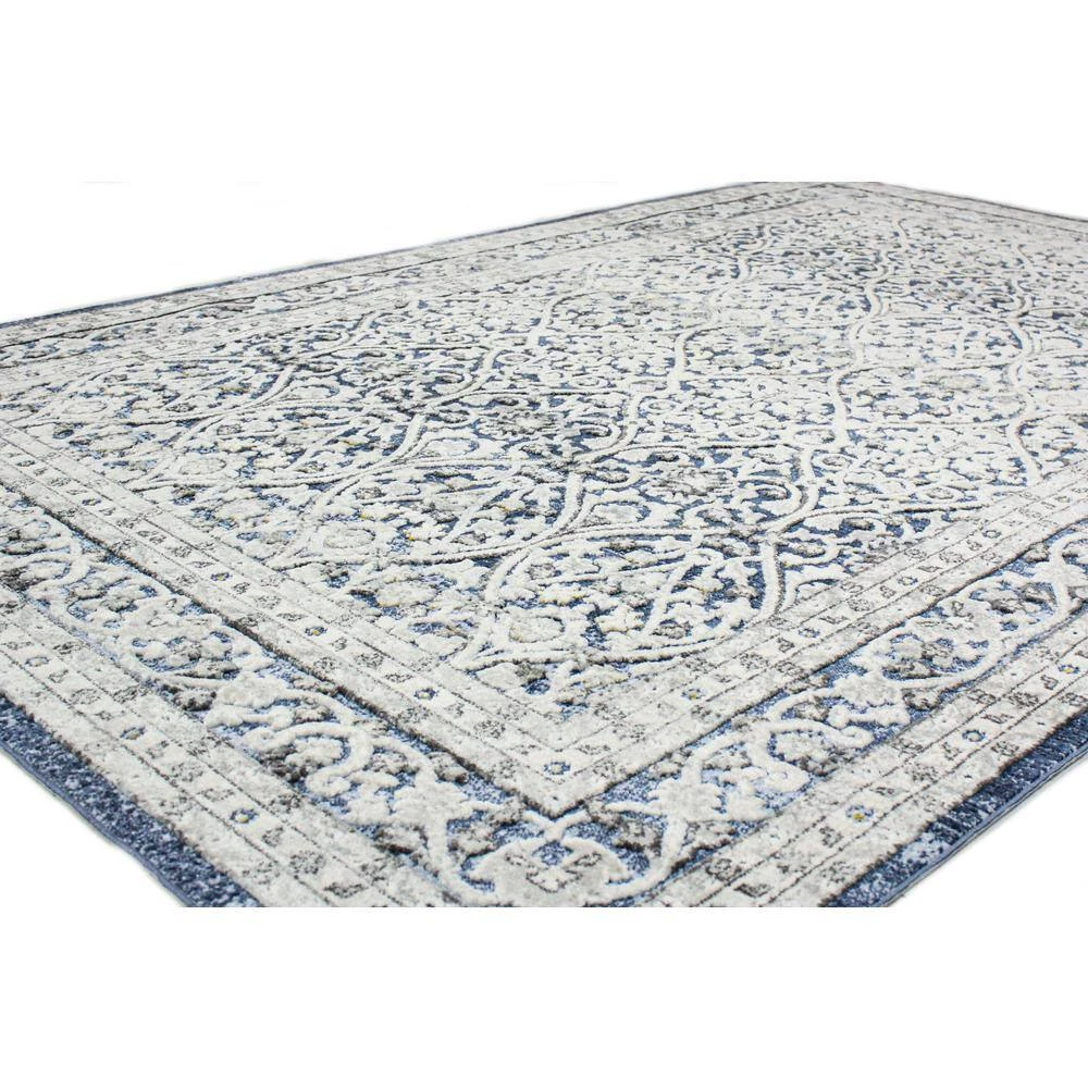 Sevilla Blue 8 ft. 6 in. x 11 ft. 6 in. Floral Transitional Area Rug by BASHIAN 2 Sevilla Blue 8 ft. 6 in. x 11 ft. 6 in. Floral Transitional Area Rug by BASHIAN - Image 2