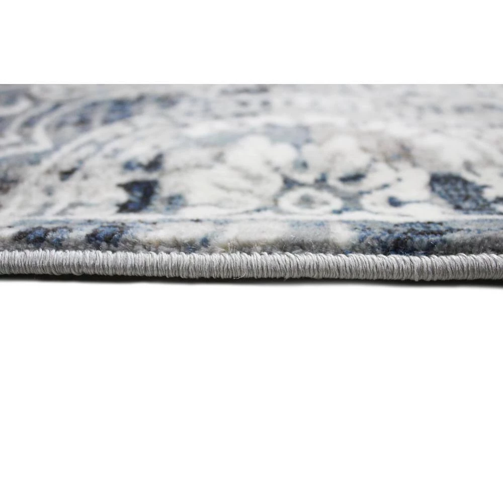 Cambridge Blue 7 ft. x 10 ft. (7'1" x 10') Floral Transitional Area Rug by BASHIAN 5 Cambridge Blue 7 ft. x 10 ft. (7'1" x 10') Floral Transitional Area Rug by BASHIAN - Image 5