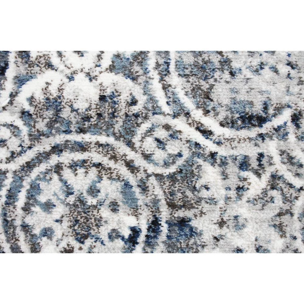 Cambridge Blue 7 ft. x 10 ft. (7'1" x 10') Floral Transitional Area Rug by BASHIAN 4 Cambridge Blue 7 ft. x 10 ft. (7'1" x 10') Floral Transitional Area Rug by BASHIAN - Image 4