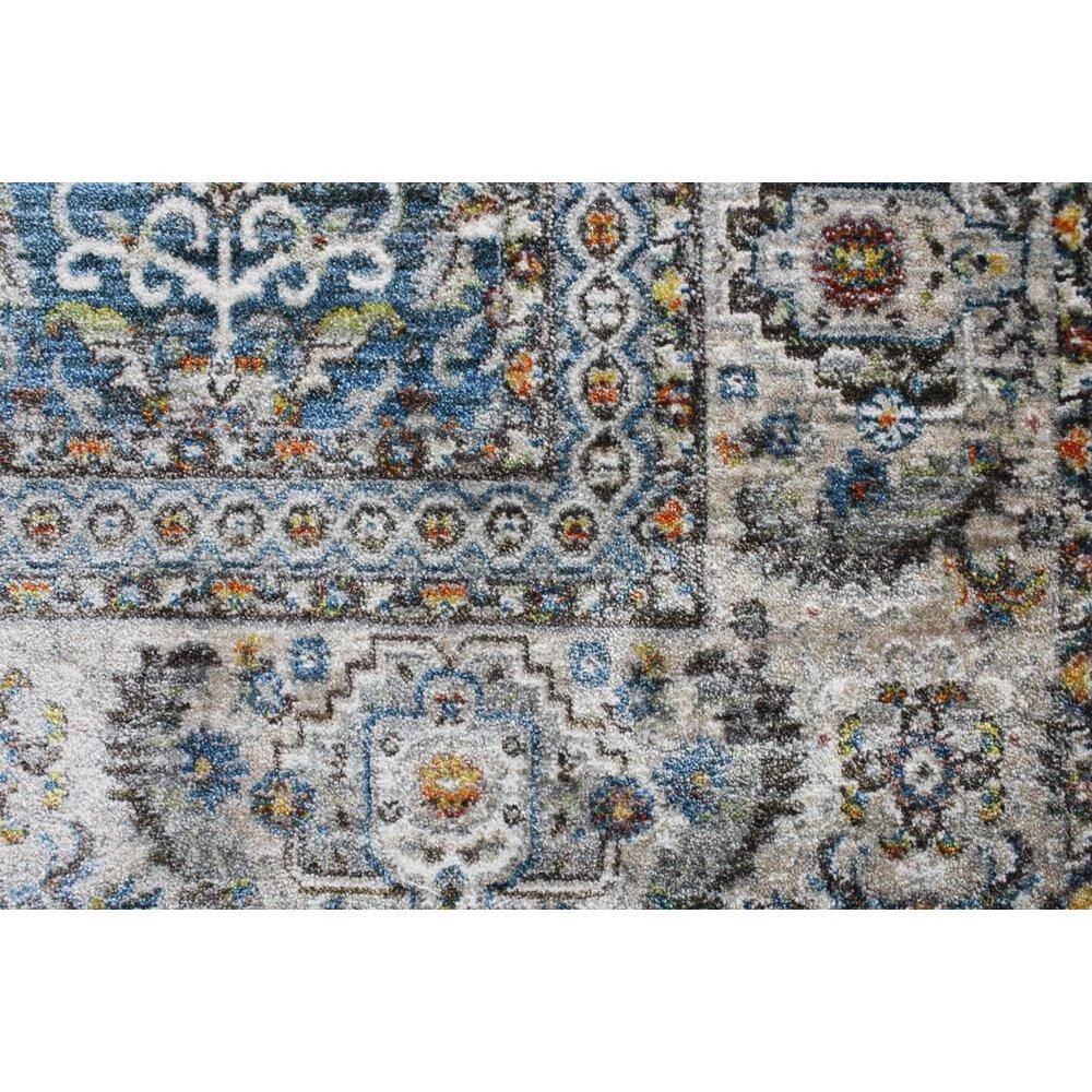 Century Blue 9 ft. x 12 ft. (8'6" x 11'6") Floral Transitional Area Rug by BASHIAN 4 Century Blue 9 ft. x 12 ft. (8'6" x 11'6") Floral Transitional Area Rug by BASHIAN - Image 4