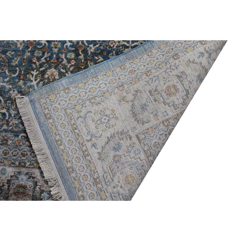 Century Blue 9 ft. x 12 ft. (8'6" x 11'6") Floral Transitional Area Rug by BASHIAN 3 Century Blue 9 ft. x 12 ft. (8'6" x 11'6") Floral Transitional Area Rug by BASHIAN - Image 3