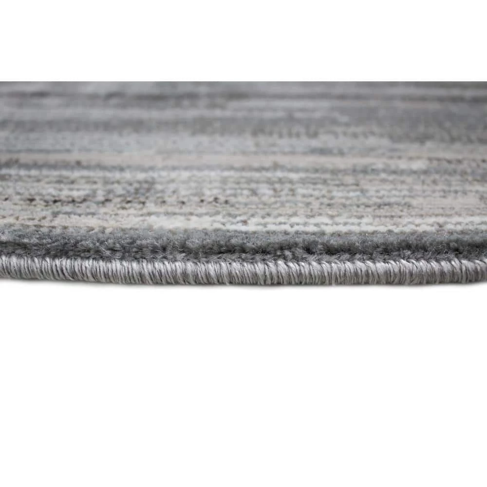 Cambridge Blue/Beige 9 ft. x 12 ft. (8'6" x 11'6") Striped Contemporary Area Rug by BASHIAN 5 Cambridge Blue/Beige 9 ft. x 12 ft. (8'6" x 11'6") Striped Contemporary Area Rug by BASHIAN - Image 5