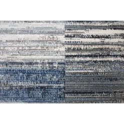 Cambridge Blue/Beige 9 ft. x 12 ft. (8'6" x 11'6") Striped Contemporary Area Rug by BASHIAN -BASHIAN Shop blue beige bashian area rugs 649652306049 4f 1000