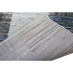 Cambridge Blue/Beige 9 ft. x 12 ft. (8'6" x 11'6") Striped Contemporary Area Rug by BASHIAN -BASHIAN Shop blue beige bashian area rugs 649652306049 c3 1000