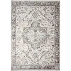 Century Bone 10 ft. x 13 ft. (9'6" x 13'2") Geometric Transitional Area Rug by BASHIAN