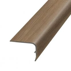 Bramber 1.32 in. Thick x 1.88 in. Wide x 78.7 in. Length Vinyl Stair Nose Molding by PERFORMANCE ACCESSORIES