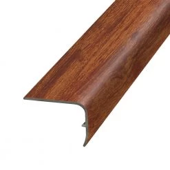 Brick 1.32 in. Thick x 1.88 in. Wide x 78.7 in. Length Vinyl Stair Nose Molding by PERFORMANCE ACCESSORIES