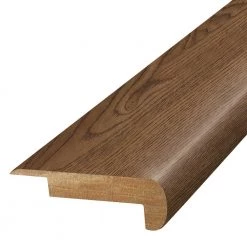 Burlap 0.75 in. T x 2.37 in. W x 78.7 in. L Laminate Stair Nose Molding by PERFORMANCE ACCESSORIES