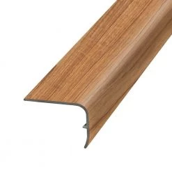 Butter Rum 1.32 in. Thick x 1.88 in. Wide x 78.7 in. Length Vinyl Stair Nose Molding by PERFORMANCE ACCESSORIES