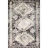 Sierra Charcoal 5 ft. x 8 ft. (5'1" x 7'6") Geometric Transitional Area Rug by BASHIAN