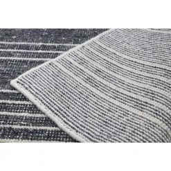 Savannah Charcoal 4 ft. x 6 ft. (3'6" x 5'6") Geometric Contemporary Accent Rug by BASHIAN -BASHIAN Shop charcoal bashian area rugs 649652296487 66 1000