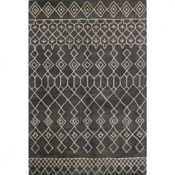 Chelsea Charcoal 10 ft. x 14 ft. (9'6" x 13'6") Moroccan Contemporary Area Rug by BASHIAN