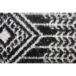 Tangier Charcoal 4 ft. x 6 ft. (3 ft. 6 in. x 5 ft. 6 in.) Geometric Contemporary Accent Rug by BASHIAN -BASHIAN Shop charcoal bashian area rugs 649652307824 1f 1000