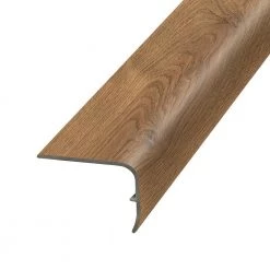 Chicory 1.32 in. Thick x 1.88 in. Wide x 78.7 in. Length Vinyl Stair Nose Molding by PERFORMANCE ACCESSORIES