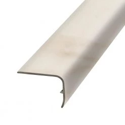 Chiffon 1.32 in. T x 1.88 in. W x 78.7 in. L Vinyl Stair Nose Molding by PERFORMANCE ACCESSORIES