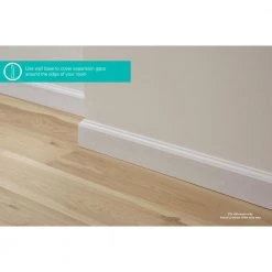 Chocolate 5/8 in. T x 3-1/3 in. W x 94-1/2 in. L Base Molding by PERFORMANCE ACCESSORIES -BASHIAN Shop chocolate performance accessories laminate trim mbsp 02363 40 1000