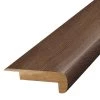 Coffee Bean 0.75 in. T x 2.37 in. W x 78.7 in. L Laminate Stair Nose Molding by PERFORMANCE ACCESSORIES