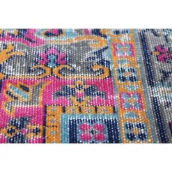 Heritage Dk. Blue 5 ft. x 8 ft. (5'3" x 7'6") Oriental Transitional Area Rug by BASHIAN -BASHIAN Shop dk blue bashian area rugs 649652241241 fa 1000