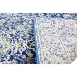 Everek Dk. Blue 4 ft. x 6 ft. (3'6" x 5'6") Floral Transitional Accent Rug by BASHIAN 6 Everek Dk. Blue 4 ft. x 6 ft. (3'6" x 5'6") Floral Transitional Accent Rug by BASHIAN -BASHIAN Shop dk blue bashian area rugs 649652243207 66 1000