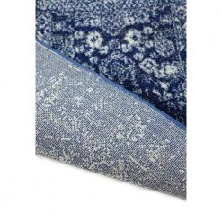 Everek Dk. Blue 9 ft. x 12 ft. (8'6" x 11'6") Floral Transitional Area Rug by BASHIAN -BASHIAN Shop dk blue bashian area rugs 649652246864 66 1000