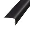 Ebony 1.32 in. T x 1.88 in. W x 78.7 in. L Vinyl Stair Nose Molding by PERFORMANCE ACCESSORIES
