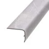 Glacier 1.32 in. Thick x 1.88 in. Wide x 78.7 in. Length Vinyl Stair Nose Molding by PERFORMANCE ACCESSORIES