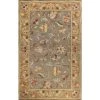 Venezia Grey 8 ft. x 10 ft. (7'6" x 9'6") Floral Transitional Area Rug by BASHIAN