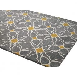 Chelsea Grey 5 ft. x 8 ft. (5' x 7'6") Moroccan Contemporary Area Rug by BASHIAN 7 Chelsea Grey 5 ft. x 8 ft. (5' x 7'6") Moroccan Contemporary Area Rug by BASHIAN -BASHIAN Shop grey bashian area rugs 649652124063 31 1000