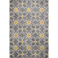 Chelsea Grey 5 ft. x 8 ft. (5' x 7'6") Moroccan Contemporary Area Rug by BASHIAN