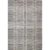 Chelsea Grey 5 ft. x 8 ft. (5' x 7'6") Striped Contemporary Area Rug by BASHIAN