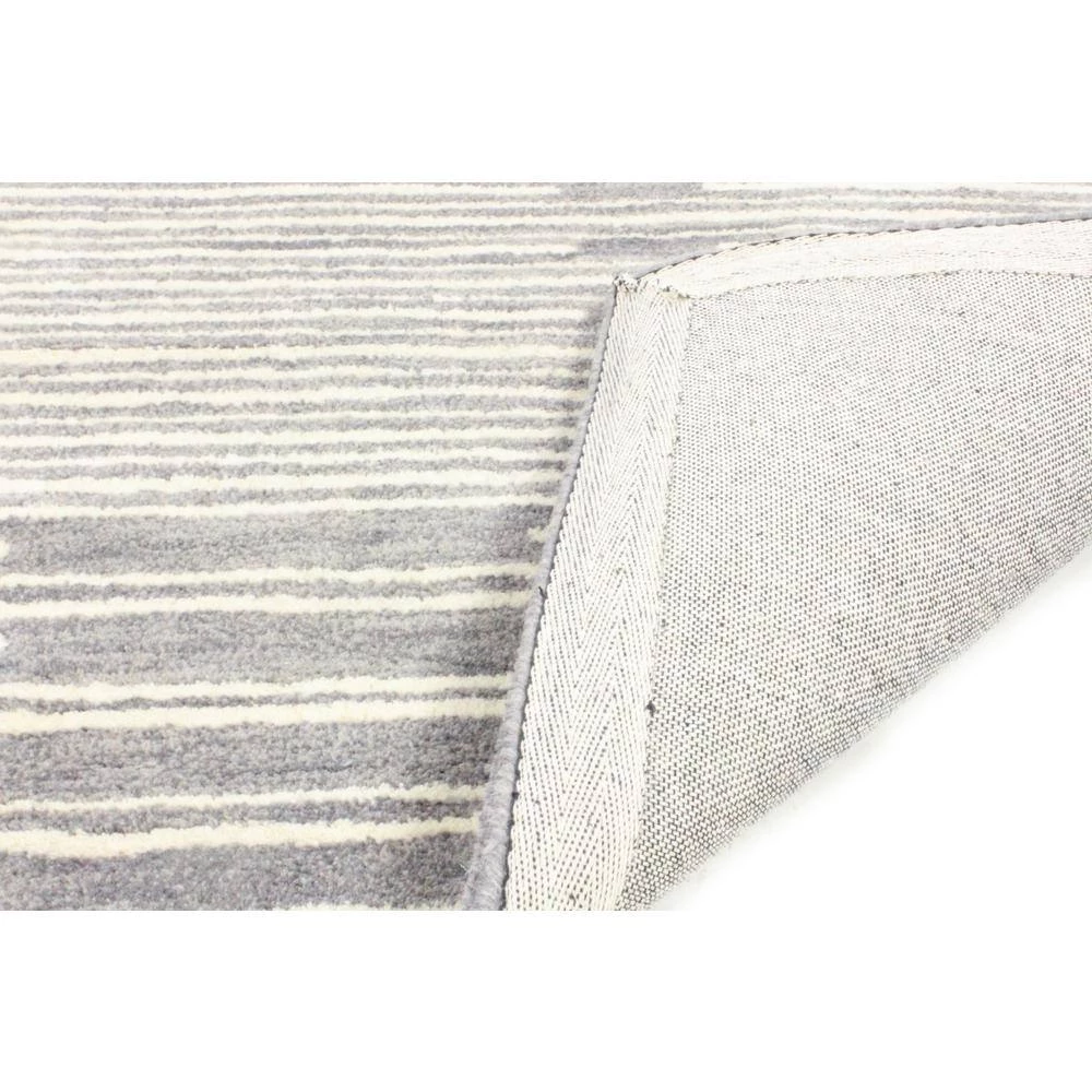Chelsea Grey 5 ft. x 8 ft. (5' x 7'6") Striped Contemporary Area Rug by BASHIAN 3 Chelsea Grey 5 ft. x 8 ft. (5' x 7'6") Striped Contemporary Area Rug by BASHIAN - Image 3