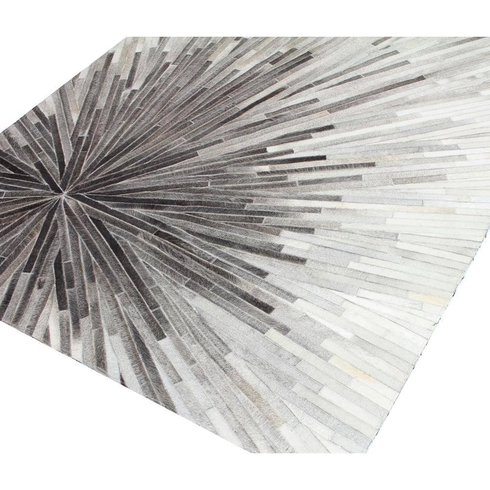 Santa Fe Grey 9 ft. x 12 ft. Geometric Contemporary Area Rug by BASHIAN 2 Santa Fe Grey 9 ft. x 12 ft. Geometric Contemporary Area Rug by BASHIAN - Image 2