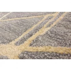 Greenwich Grey 4 ft. x 6 ft. (3'9" x 5'9") Geometric Contemporary Accent Rug by BASHIAN -BASHIAN Shop grey bashian area rugs 649652249001 4f 1000