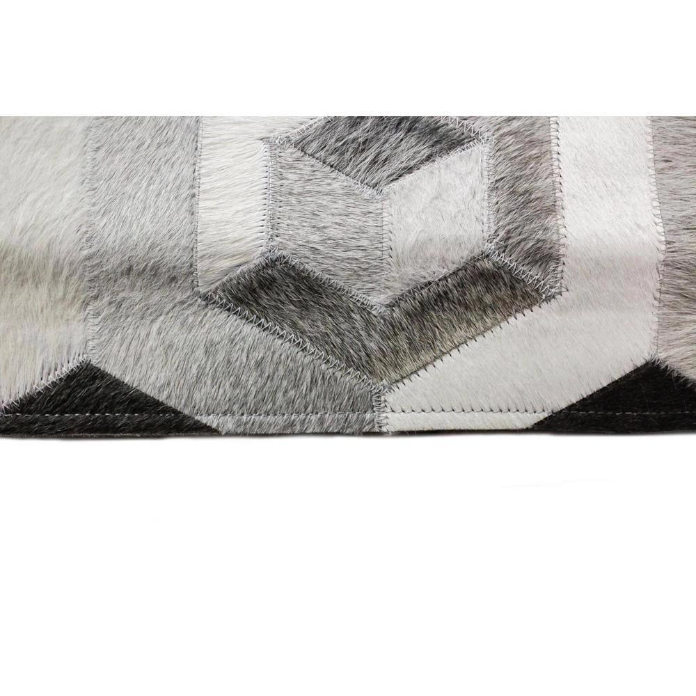 Santa Fe Grey 9 ft. x 12 ft. Geometric Contemporary Area Rug by BASHIAN 5 Santa Fe Grey 9 ft. x 12 ft. Geometric Contemporary Area Rug by BASHIAN - Image 5